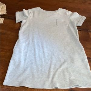 Crew neck grey dress